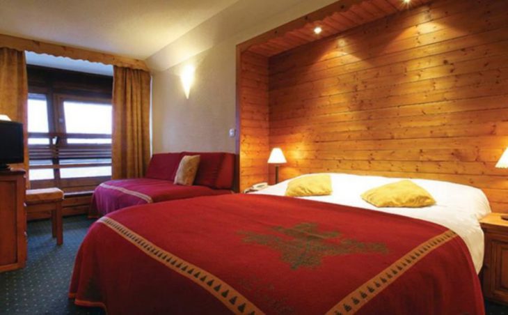 Hotel La Cachette, Les Arcs, Bedroom